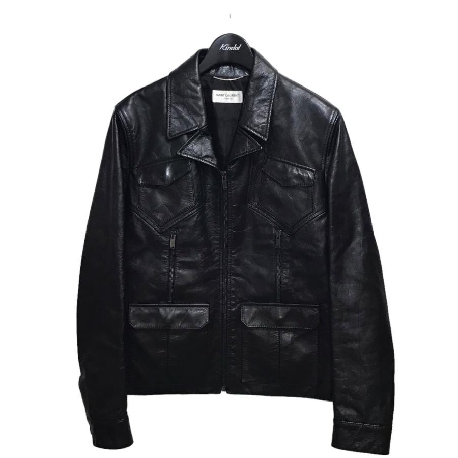 SAINT LAURENT PARIS 20SS オペラウォッシュ レザージャケット SAINT LAURENT PARIS 20SS オペラウォッシュ レザージャケット