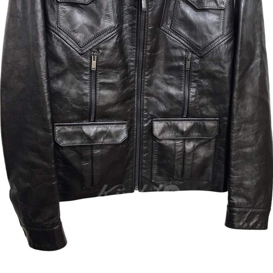 SAINT LAURENT PARIS 20SS オペラウォッシュ レザージャケット SAINT LAURENT PARIS 20SS オペラウォッシュ レザージャケット