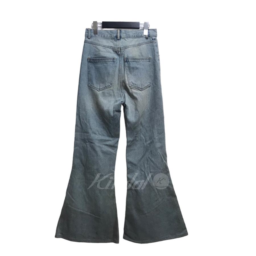 エゴンラボ EGONLAB 23SS 「ATOMIC DESTROYED WASHED DENIM PANTS BLUE 