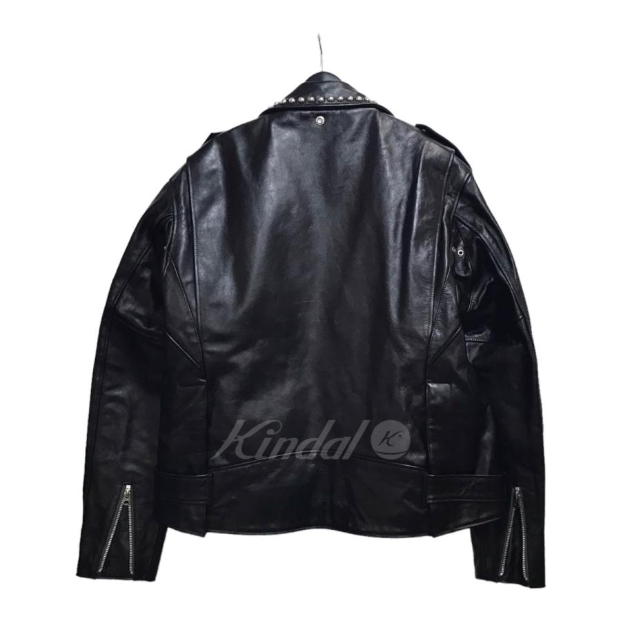 値下げ】sacai×Schott 22AW 「Leather Studs Blouson」ダブル