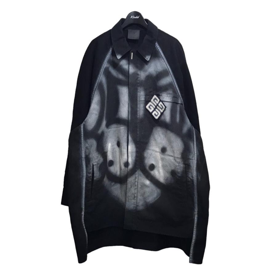 値下げ】GIVENCHY 22SS 「TAG EFFECT DOG PRINT Camicia」 オーバー 