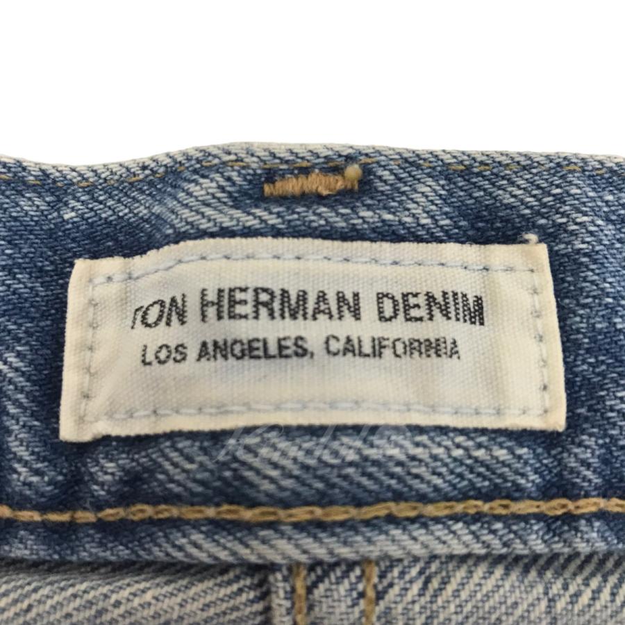 【値下げ】Ron Herman 「Used Straight Denim Pants」ストレートデニムパンツ インディゴ サイズ：29 (EC)｜kindal｜06