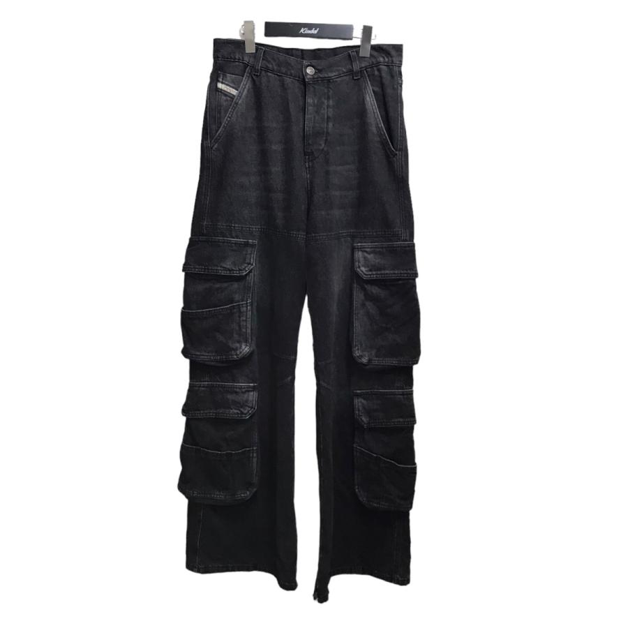 値下げ】DIESEL 「D-Sire-Cargo-S 0HLAA」デニムカーゴパンツ 