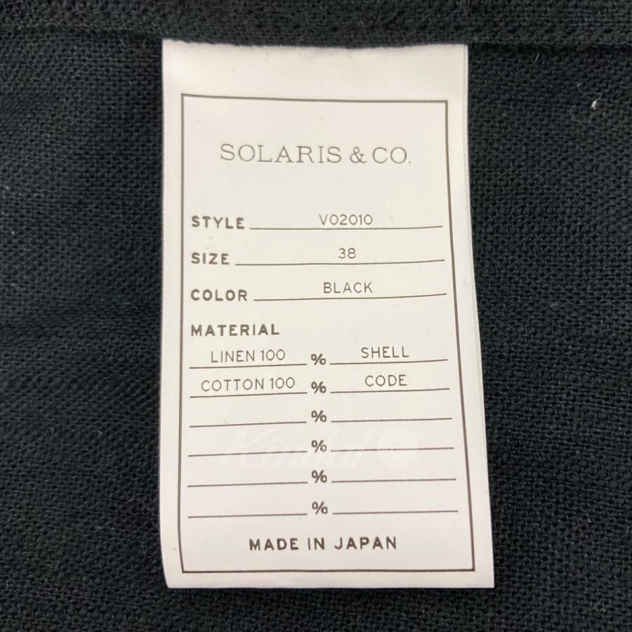 ソラリス アンドコー SOLARIS＆Co． 袴ジャケット ブラック サイズ：38｜kindal｜05