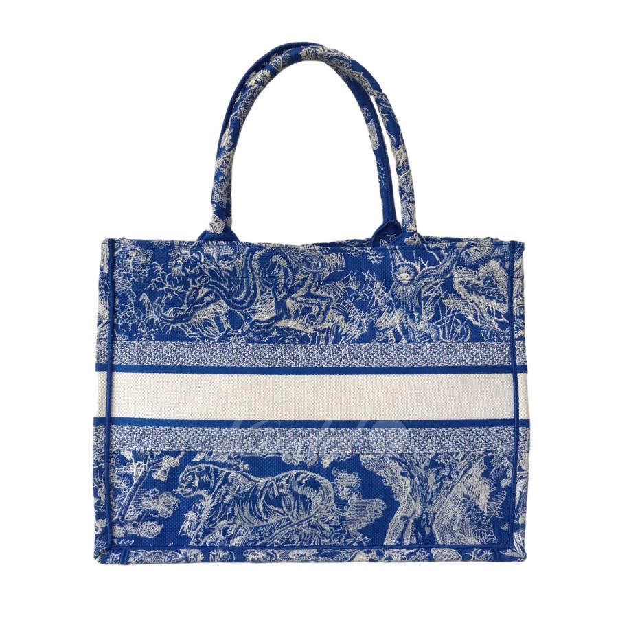 【値下げ】Christian Dior BOOK TOTE リバーストワルドゥジュイソヴァージュブックトートミディアムバッグ ブルー×ホワイト (原宿店)｜kindal｜02