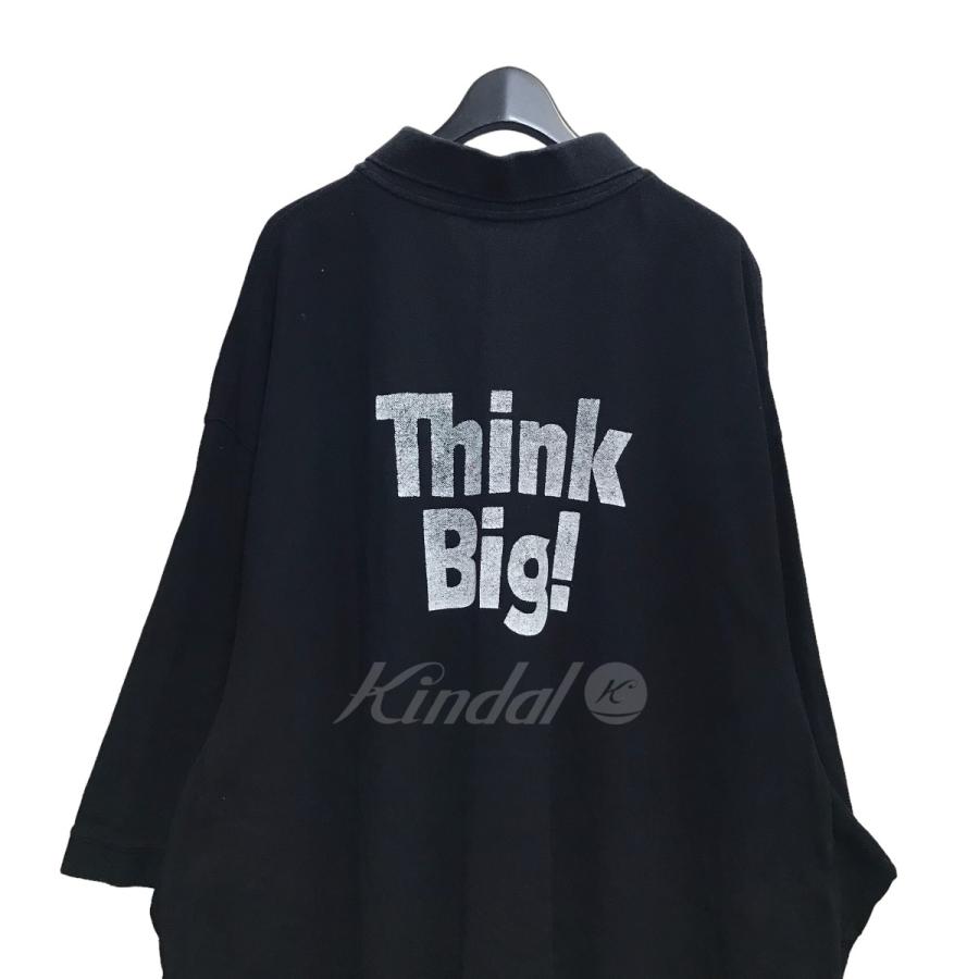 BALENCIAGA 【値下げ】BALENCIAGA Think Bigオーバーサイズポロシャツ 