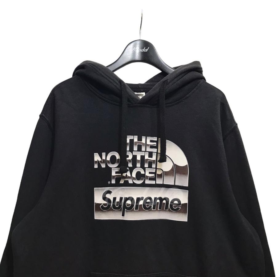 値下げ】THE NORTH FACE×Supreme 18SS 「Metallic Logo Hooded  