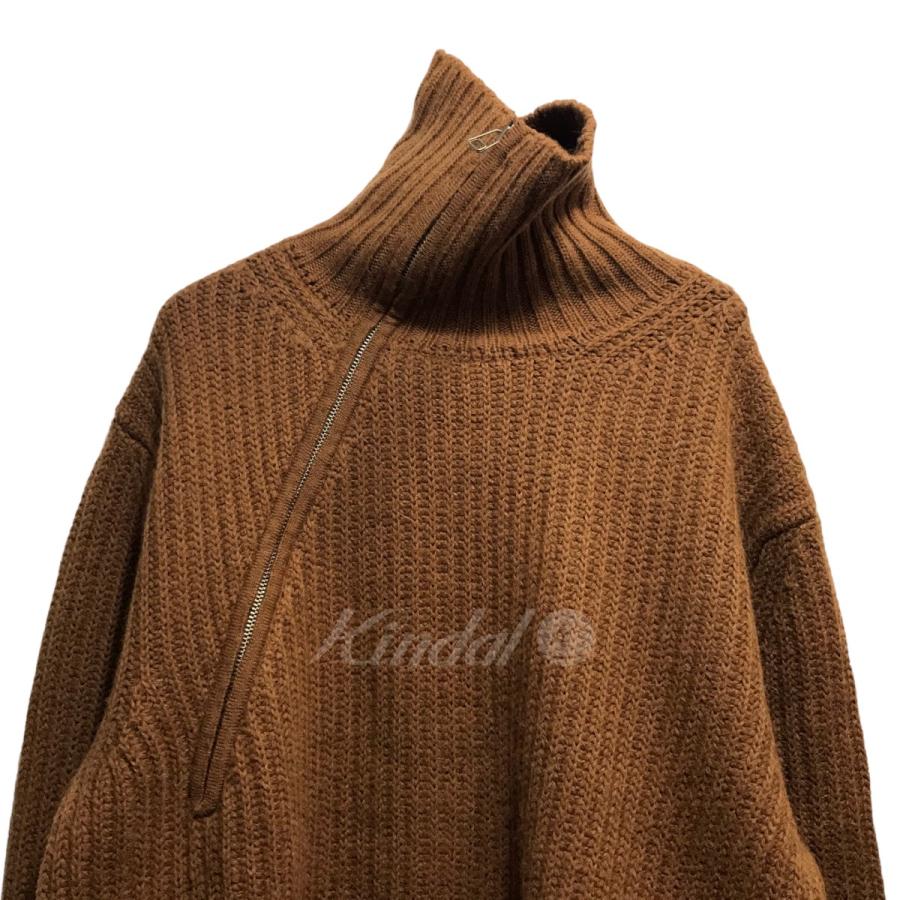 値下げ】BED J．W． FORD タートルネックニット 21AW-B-KN04 ブラウン 