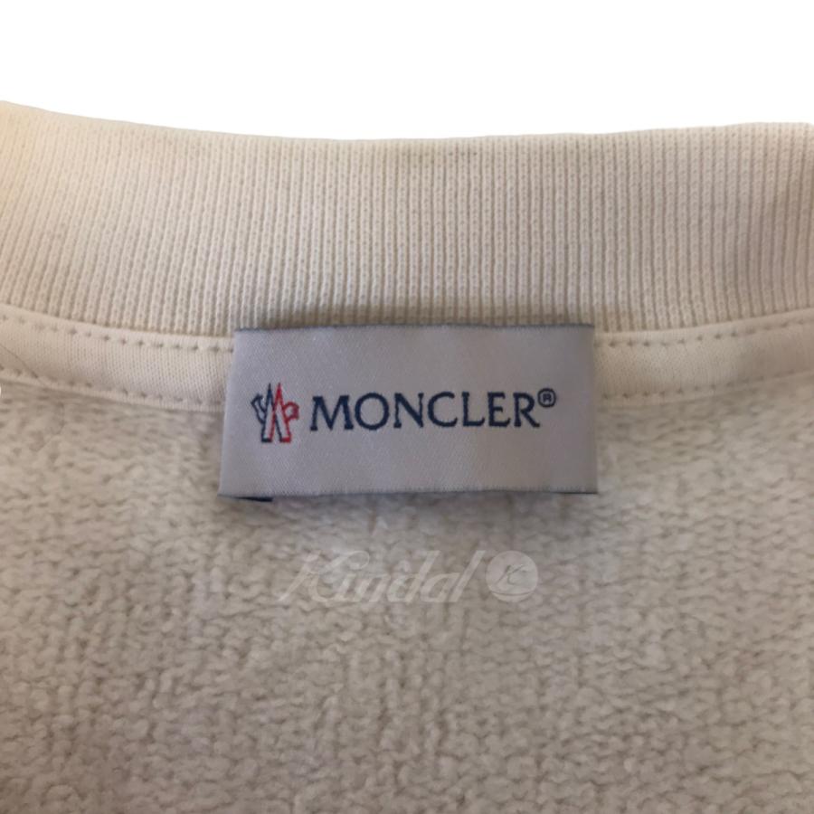 モンクレール MONCLER ロゴスウェット G20918G00048 ベージュ サイズ：M｜kindal｜07