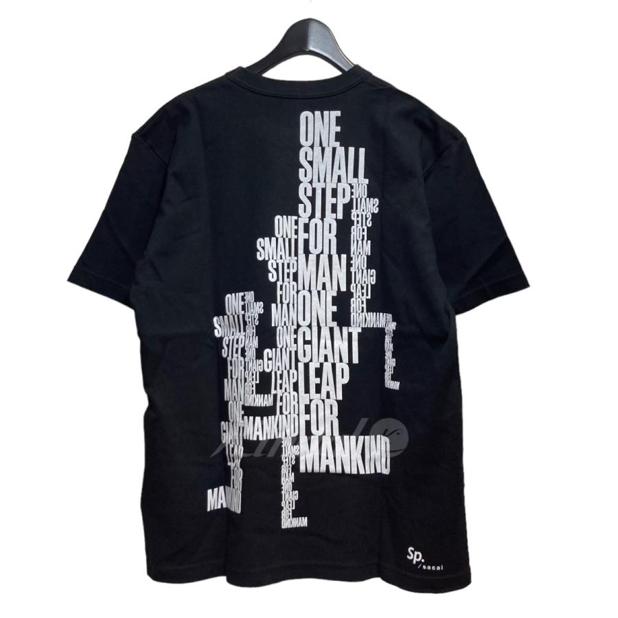 サカイ×スパイバー sacai×spiber 20SS 「Limited Edition T-shirt」クルーネックTシャツ 20-0149S ブラ｜kindal｜03