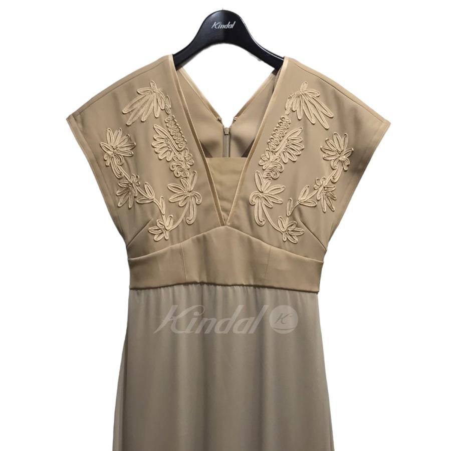 ロキト LOKITHO コードエンブロイドオールインワン ベージュ サイズ：1  