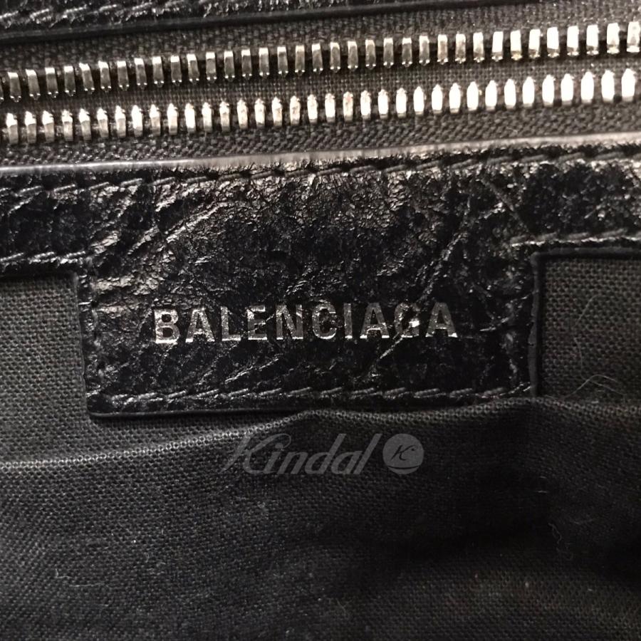 バレンシアガ BALENCIAGA 「LE CAGOLE MEN FLAP BAG XS」ルカゴールＸＳピアスフラップショルダーバッグ ブラック｜kindal｜09