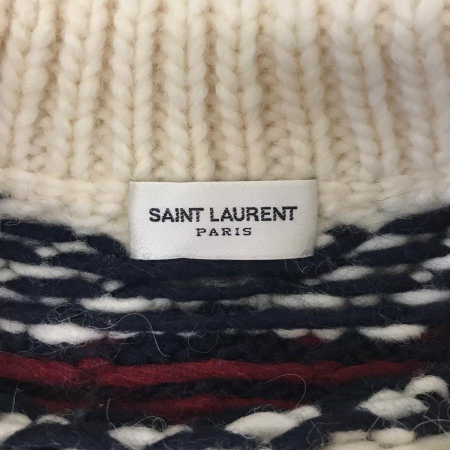 値下げ】Saint Laurent Paris 13AW ノルディック ニット 331096