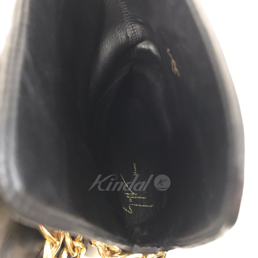 【値下げ】GIUSEPPE ZANOTTI チェーンブーツ ブラック サイズ：42(27．0) (原宿店)｜kindal｜06