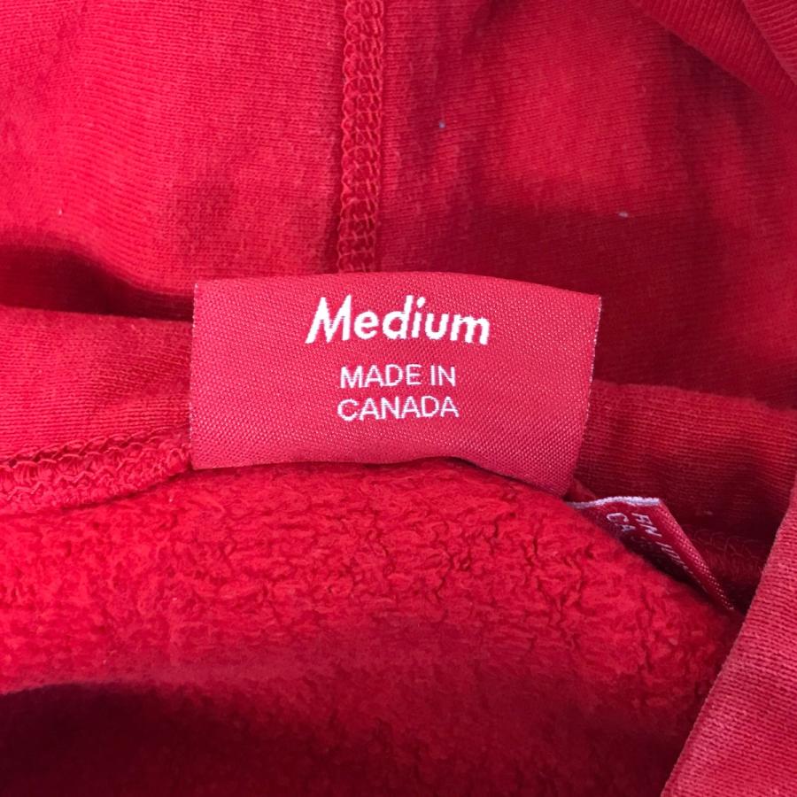 Supreme 【値下げ】Supreme Sロゴプルオーバーパーカー レッド サイズ 
