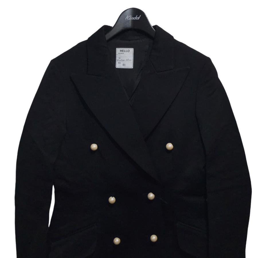 MADISON BLUE 【値下げ】MADISON ピークドラペルダブルコート ブラック  