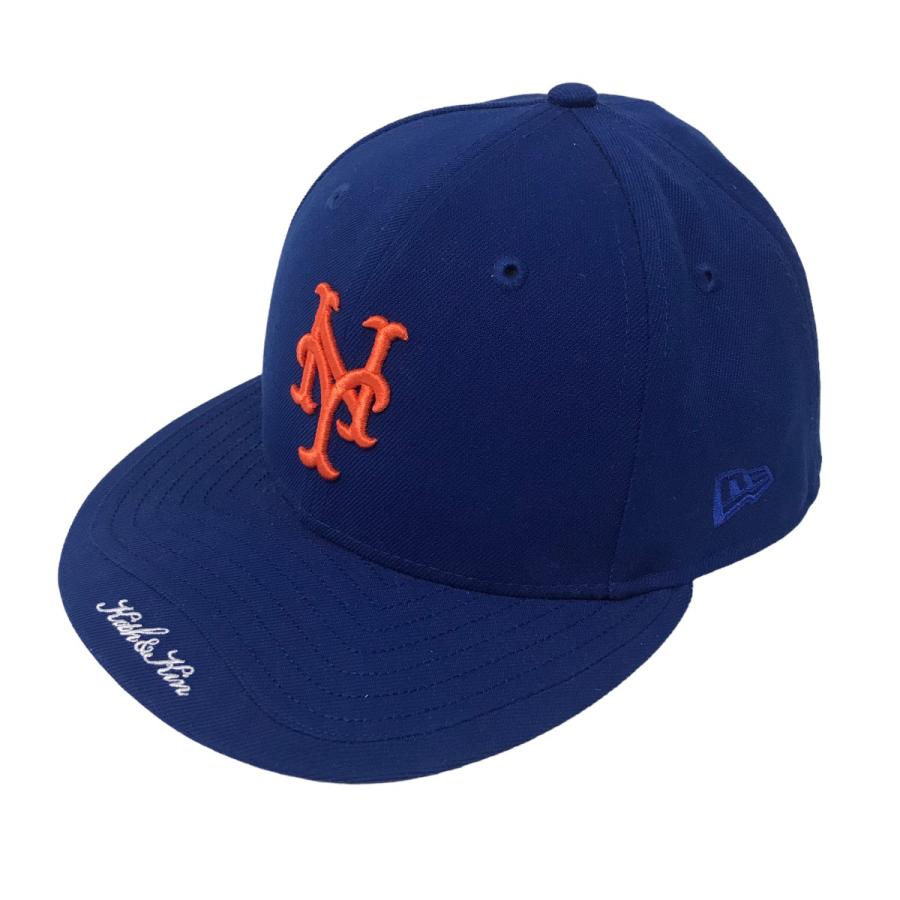 KITH NYロゴ ベースボールキャップ ネイビー 7 1/4