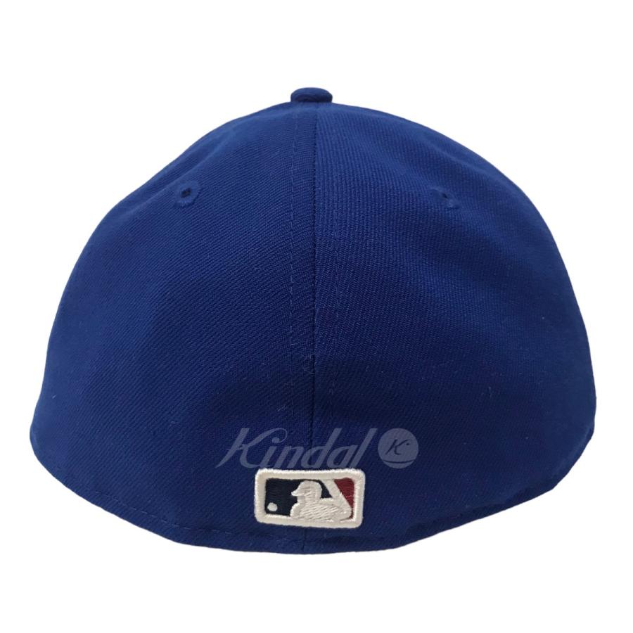 NEW ERA 【値下げ】NewEra×KITH ロゴキャップ ブルー サイズ：7 1／2 