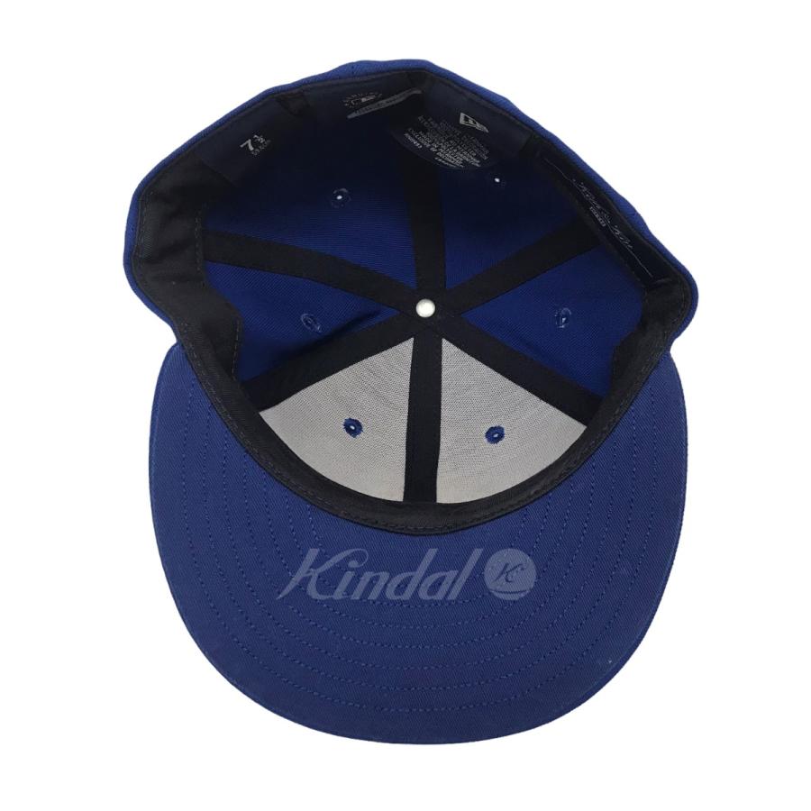 NEW ERA 【値下げ】NewEra×KITH ロゴキャップ ブルー サイズ：7 1／2 