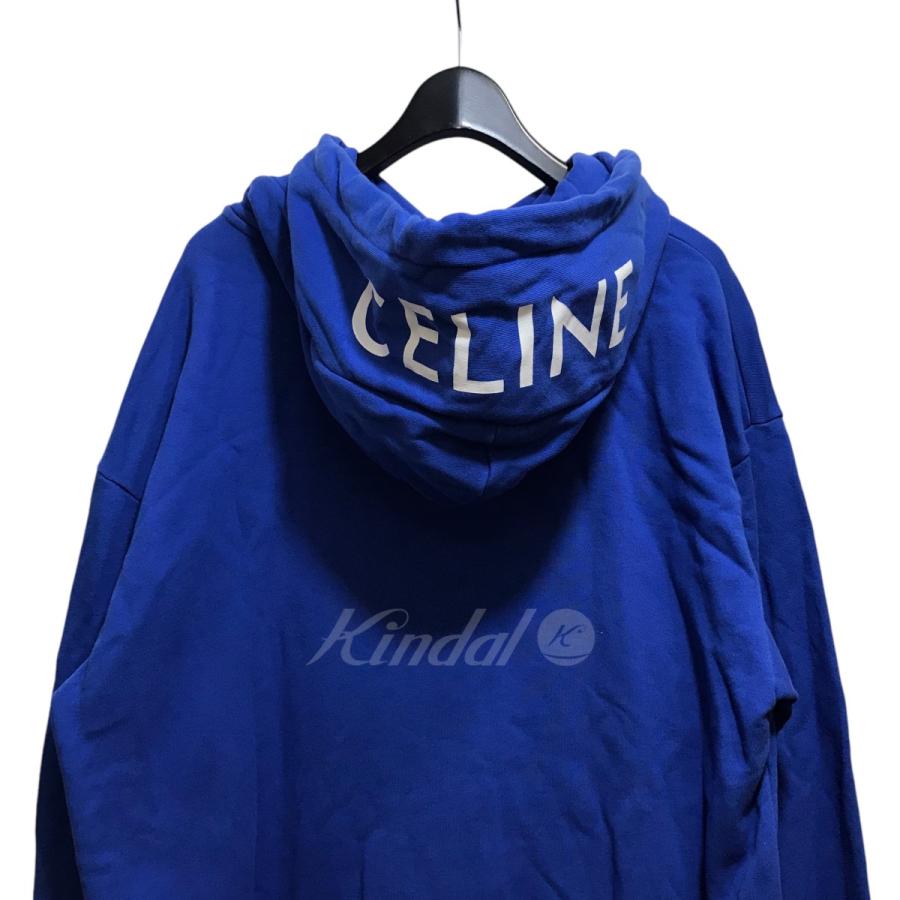 セリーヌ CELINE プルオーバーパーカー 2Y499052H ブルー サイズ：L｜kindal｜02