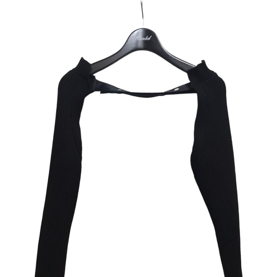 サカイ sacai 22SS「Knit Sleeves」ニットスリーブ 22-06078 ブラック サイズ：OS｜kindal｜02