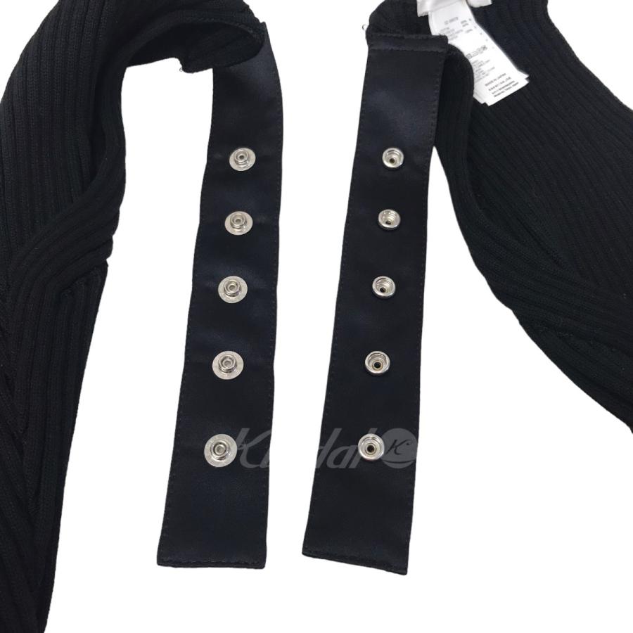 サカイ sacai 22SS「Knit Sleeves」ニットスリーブ 22-06078 ブラック サイズ：OS｜kindal｜04
