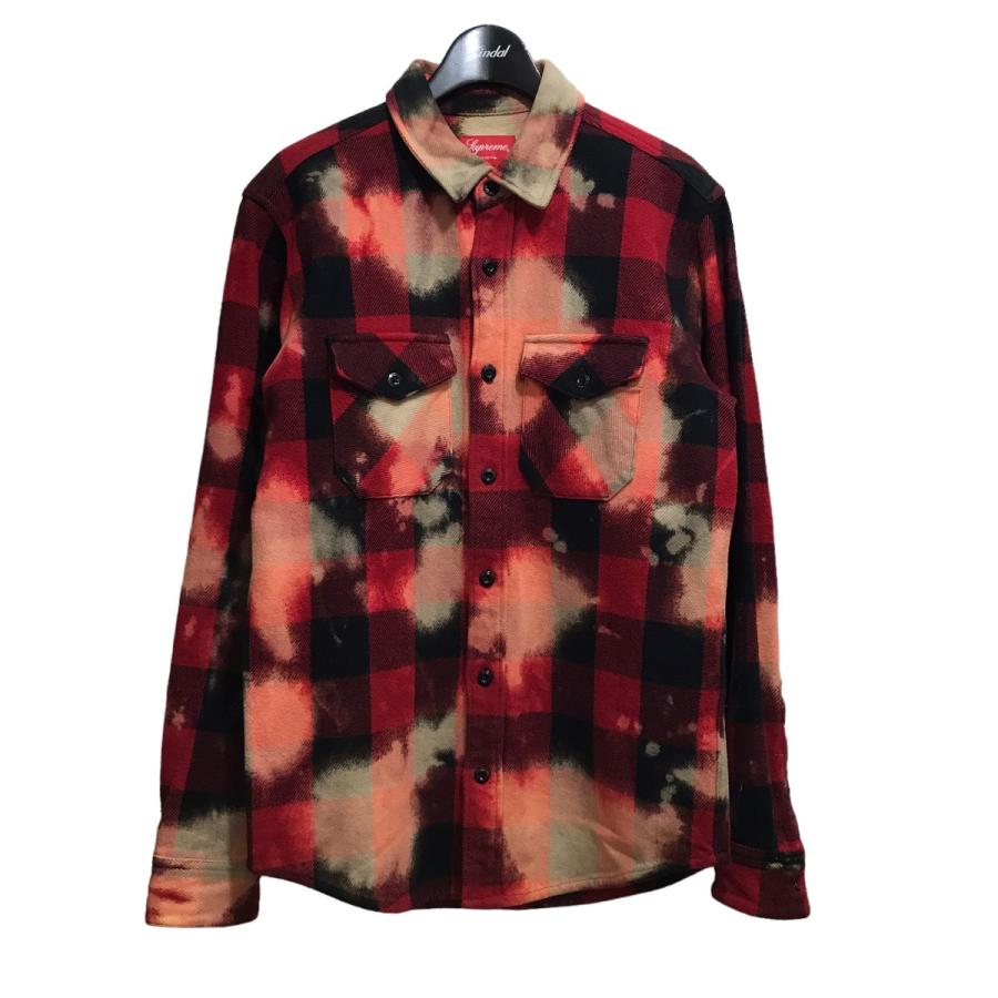 シュプリーム Supreme Bleached Buffalo Heavyweight Shirt ブリーチ 