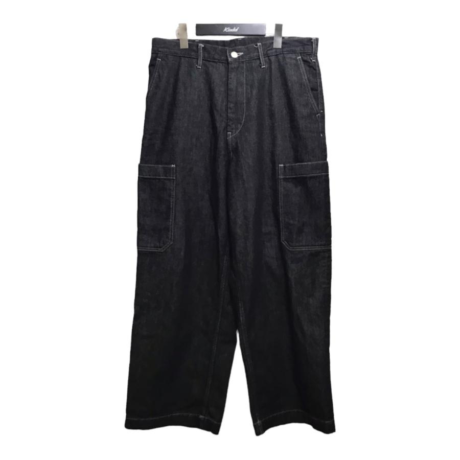 グラフペーパー Graphpaper 23AW Colorfast Denim Cargo Pants デニム 