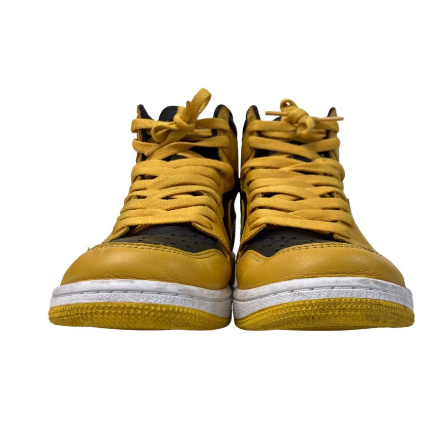 ナイキ NIKE Nike Air Jordan 1 High OG Pollen ハイカットスニーカー 555088-701 イエロー×ブラック サ｜kindal｜02