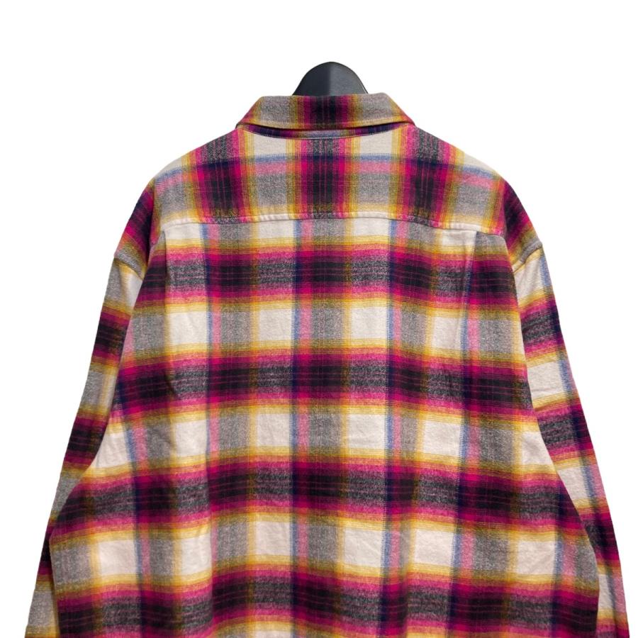 値下げ】Supreme 24SS Shadow Plaid Flannel Zip Up Shirt ジップ 