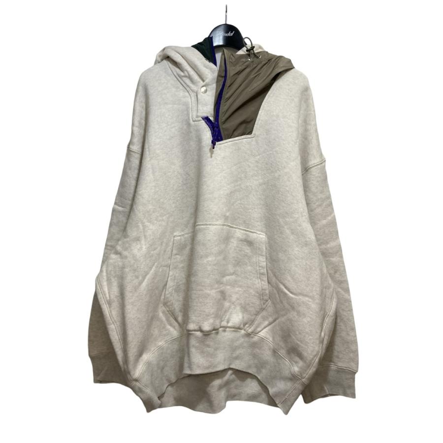 カラー KOLOR 22AW プルオーバーパーカー 22WCM-T08206 アイボリー 