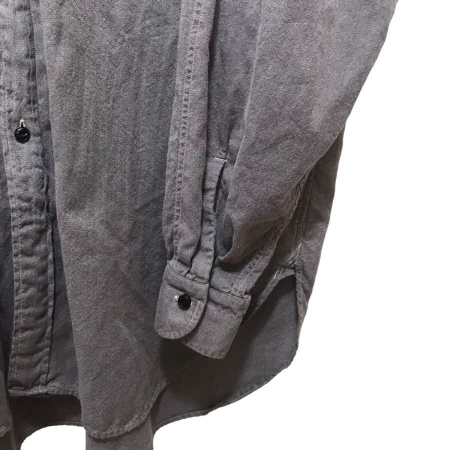 コモリ COMOLI 24SS ヨリ杢 ワークシャツ Z01-02004 グレー サイズ：2 