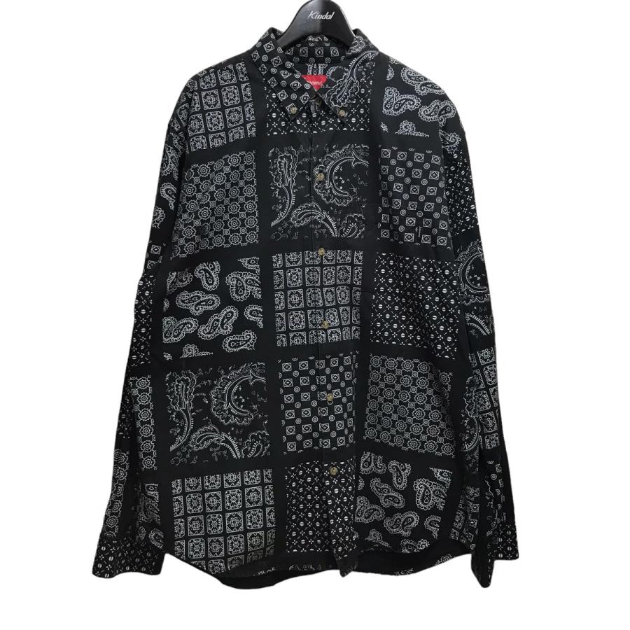 シュプリーム Supreme 20SS Paisley Grid Shirt ペイズリー 