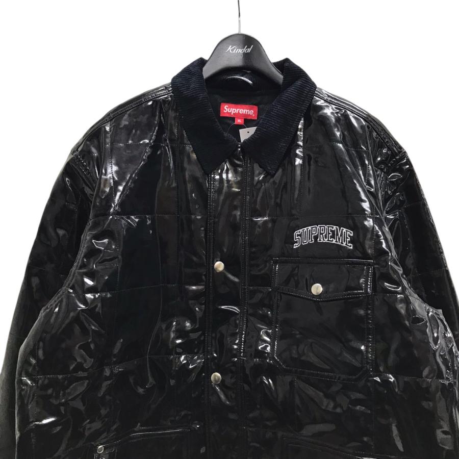 Supreme 【値下げ】Supreme 18SS Quilted Patent Vinyl Work Supreme 【値下げ】Supreme 18SS Quilted Patent Vinyl Work