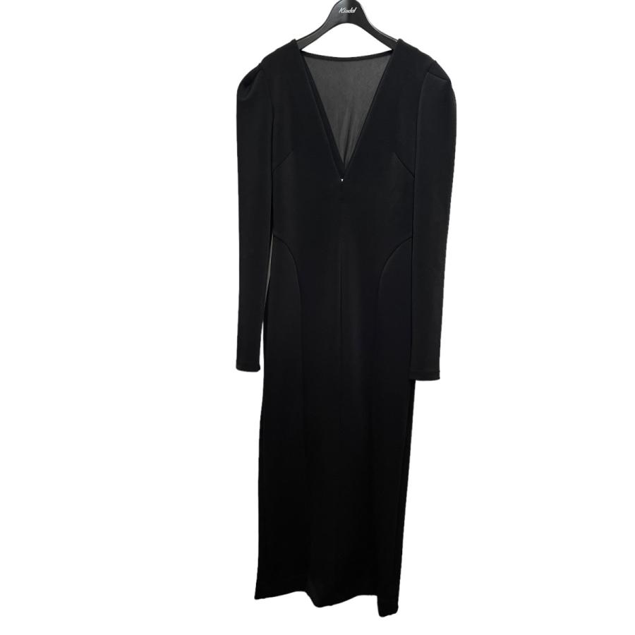フェティコ FETICO STRETCH JERSEY MIDI DRESS ブラック サイズ：2 