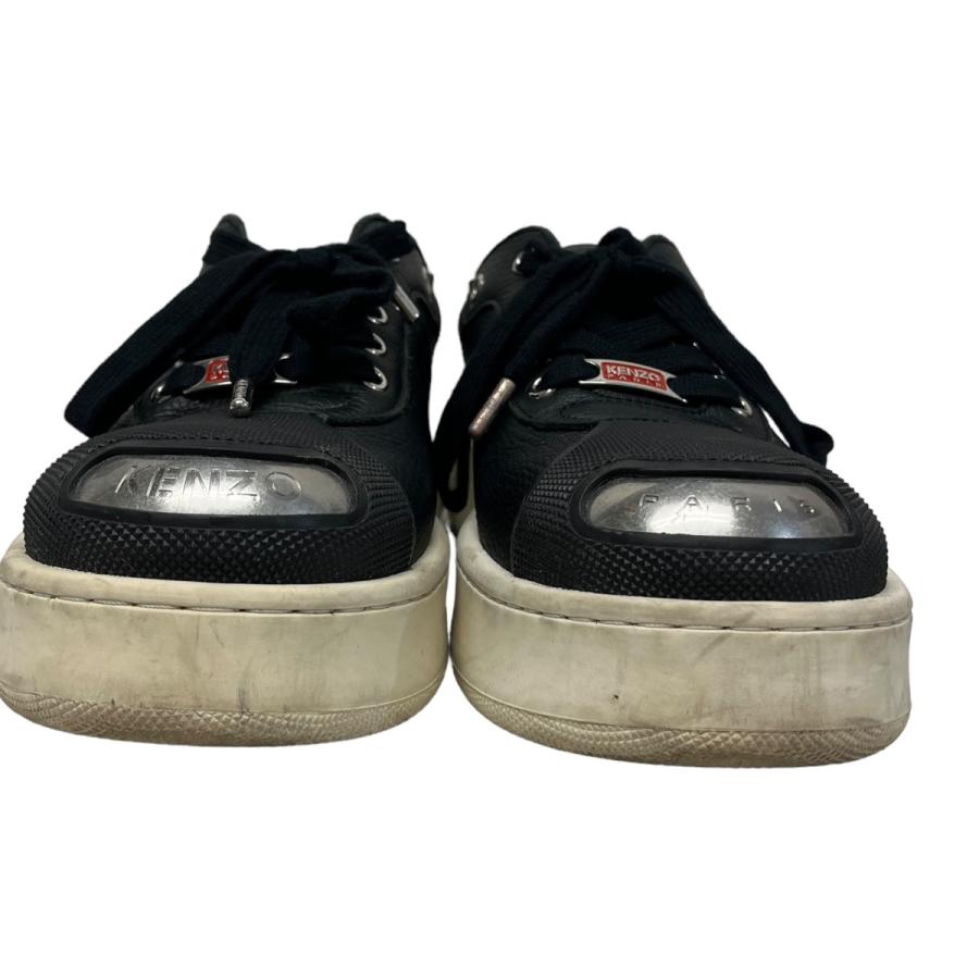 値下げ】KENZO Hoop Sneaker レザースニーカー ブラック サイズ：41 