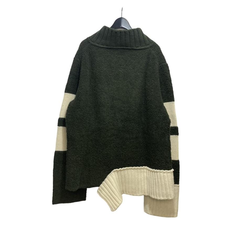 サカイ sacai 20AW Vネックニット 20-02403M グリーン サイズ：3 