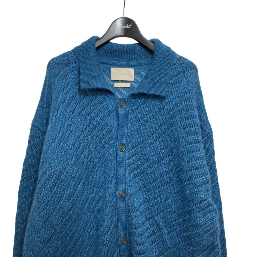 ヨーク YOKE 24SS SILK MOHAIR BUTTONED CARGIGAN シルク＆モヘア 