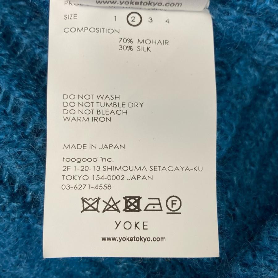 YOAK ヨーク YOKE 24SS SILK MOHAIR BUTTONED CARGIGAN シルク YOAK ヨーク YOKE 24SS SILK MOHAIR BUTTONED CARGIGAN シルク