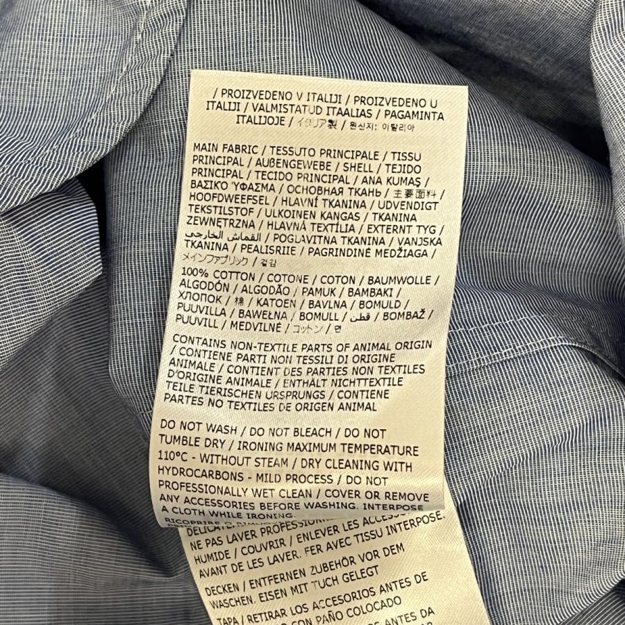 JIL SANDER 【値下げ】JIL 23AW バックトゥフロントシャツ ブルー 