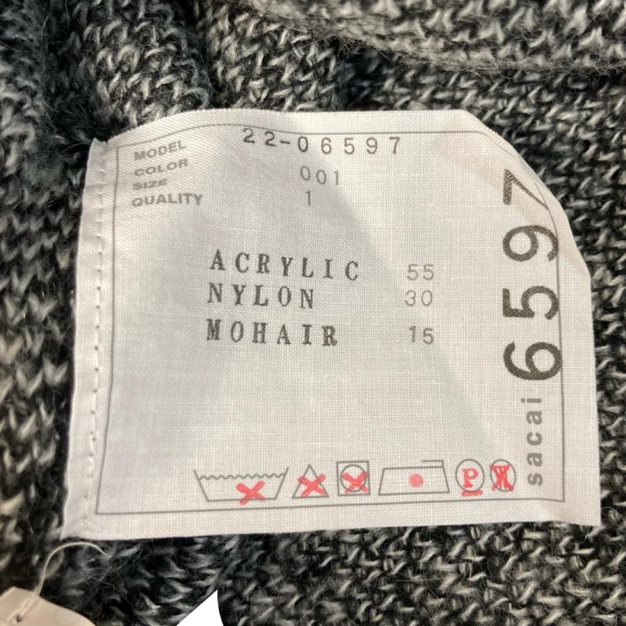 サカイ sacai Bandana Jacquard Knit pullover バンダナジップ 