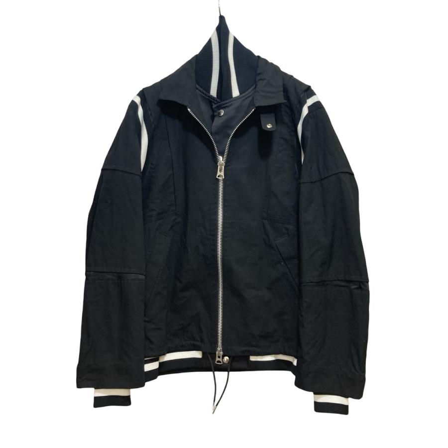 サカイ sacai オックスフォードブルゾン 21-02593M ブラック サイズ：1 