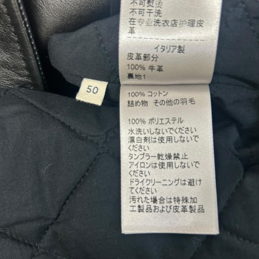 BOTTEGA VENETA 【値下げ】BOTTEGA レザーダブルライダースジャケット 