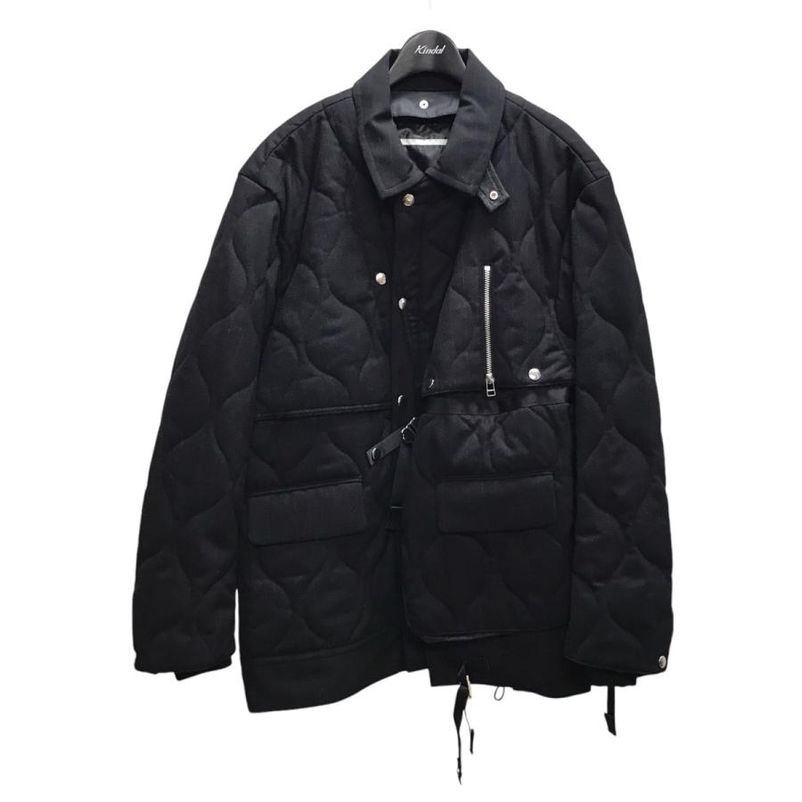 ジャケット・アウター QUILTING MAGAZINE VEST JACKET-BLACK QUILTING MAGAZINE VEST JACKET-BLACK