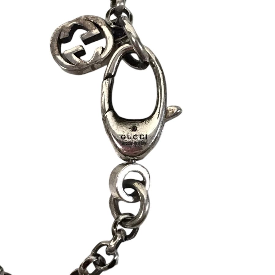 GUCCI（グッチ） ダブルGキーチャームブレスレット シルバー