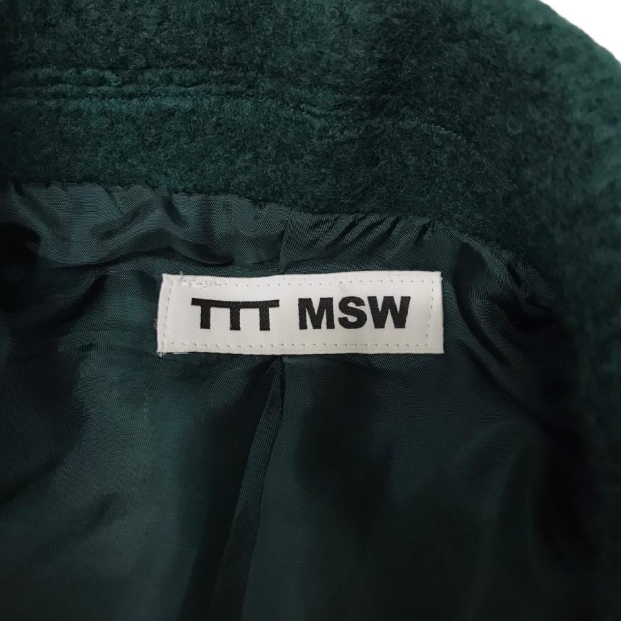 ティーモダンストリートウエア TTT MSW 22AW ボタンレスチェスター 