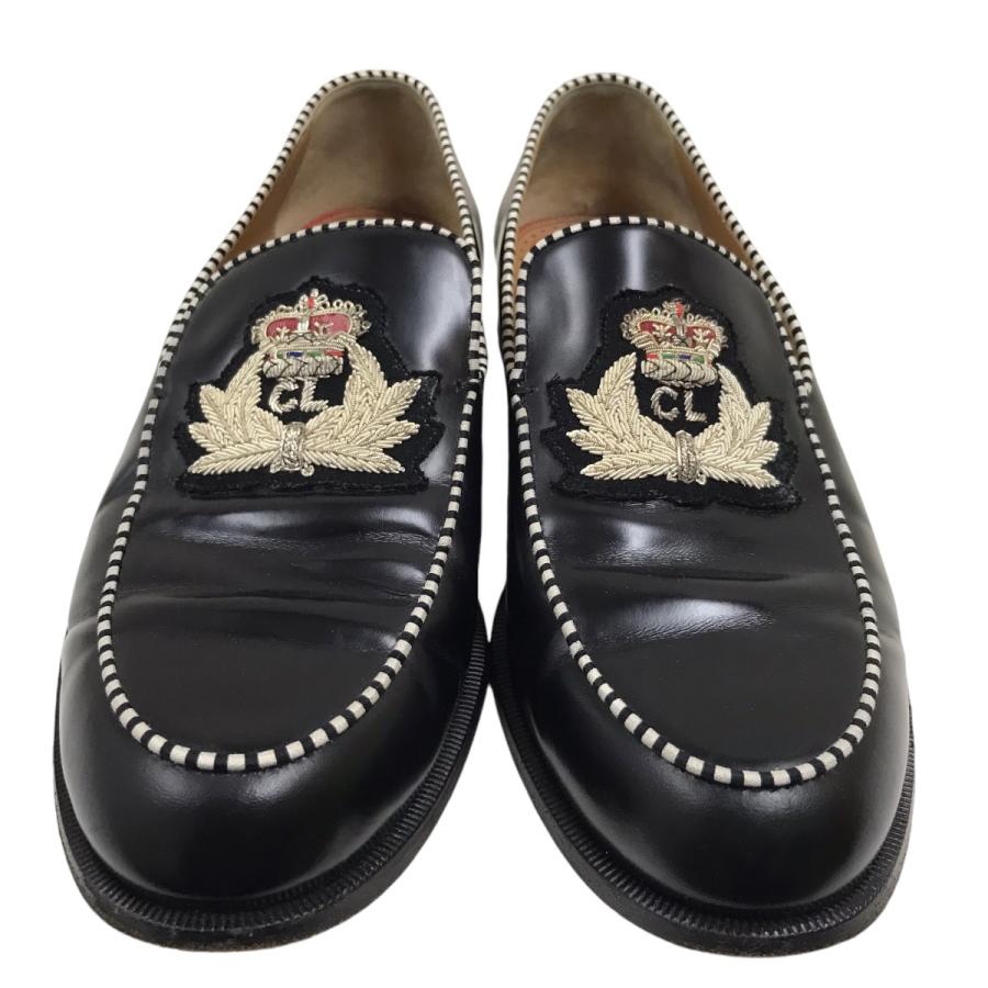 Christian Louboutin オープントゥエナメルハイヒールパンプス