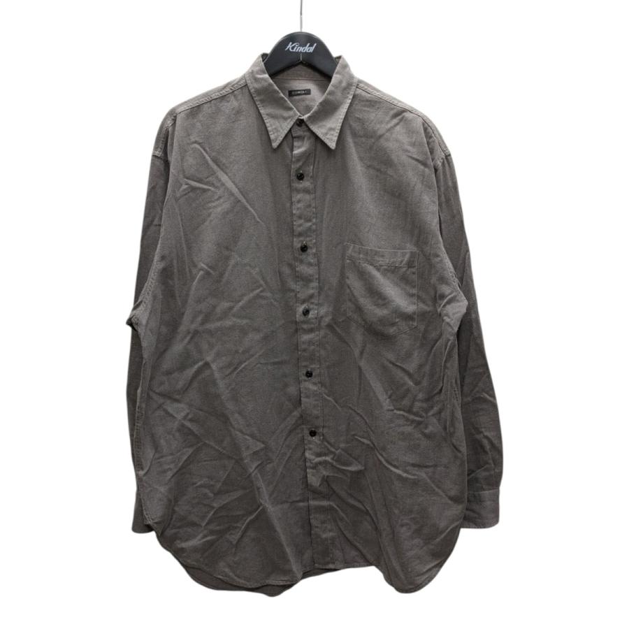 COMOLI コモリ ヨリ杢 ワークシャツ長袖シャツ Z01-02004