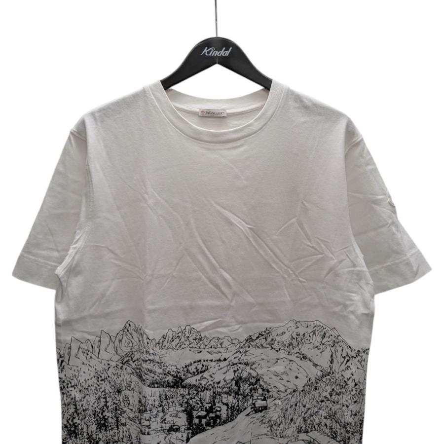 MONCLER（モンクレール） 【値下げ】MONCLER ビジュープリントTシャツ 