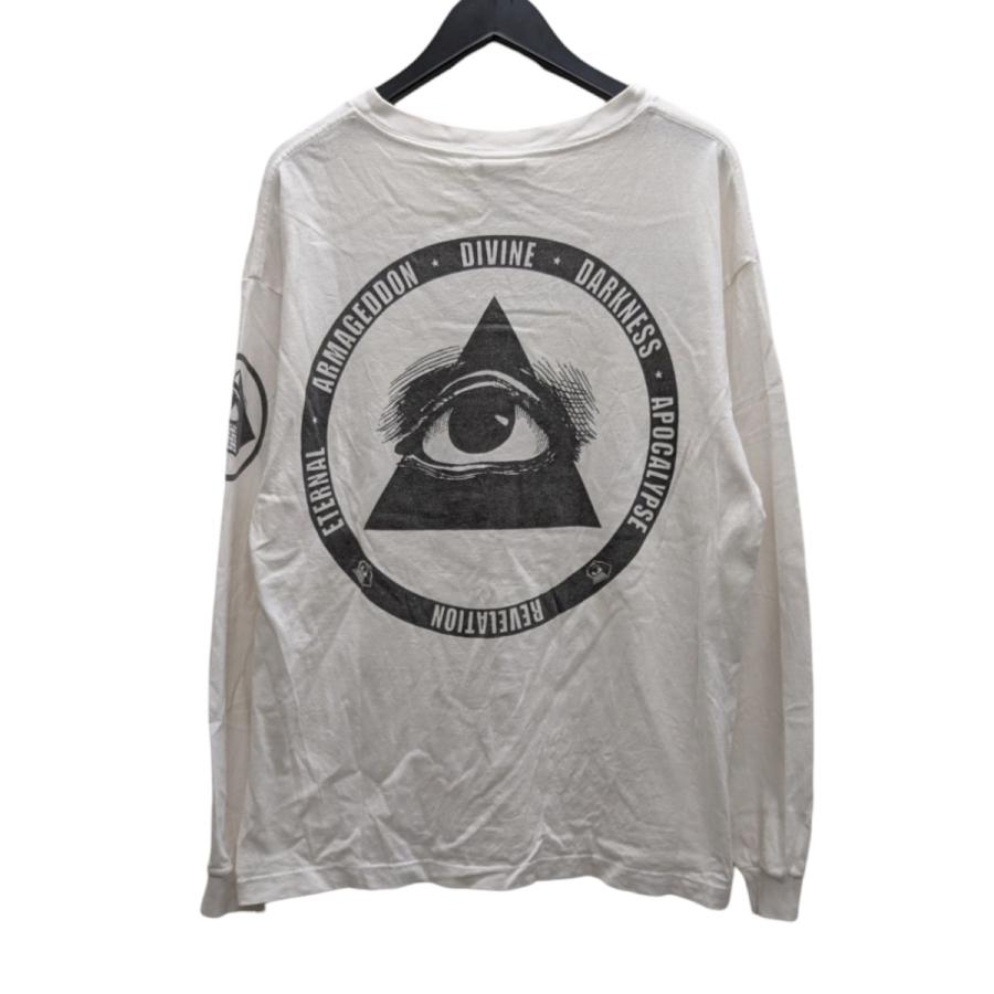 【SAINT MICHAEL】長袖カットソー ホワイト SAINT M×××××× - 【ラスト1点】SM-YS8-0000-018/ LS TEE /SAINT RACING